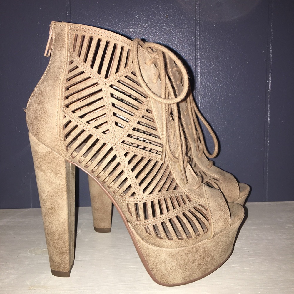 Brand new bootie heels